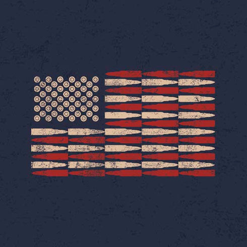 Blue Bullet American Flag Moto E5 Play Skin